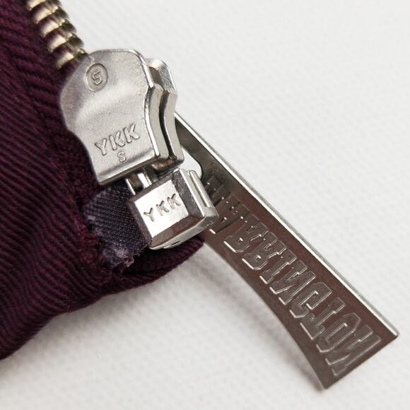 Harrington Windbreaker Jacket Flannel-Lined Burgundy Men’s XL Travel Layer - Picture 12 of 15